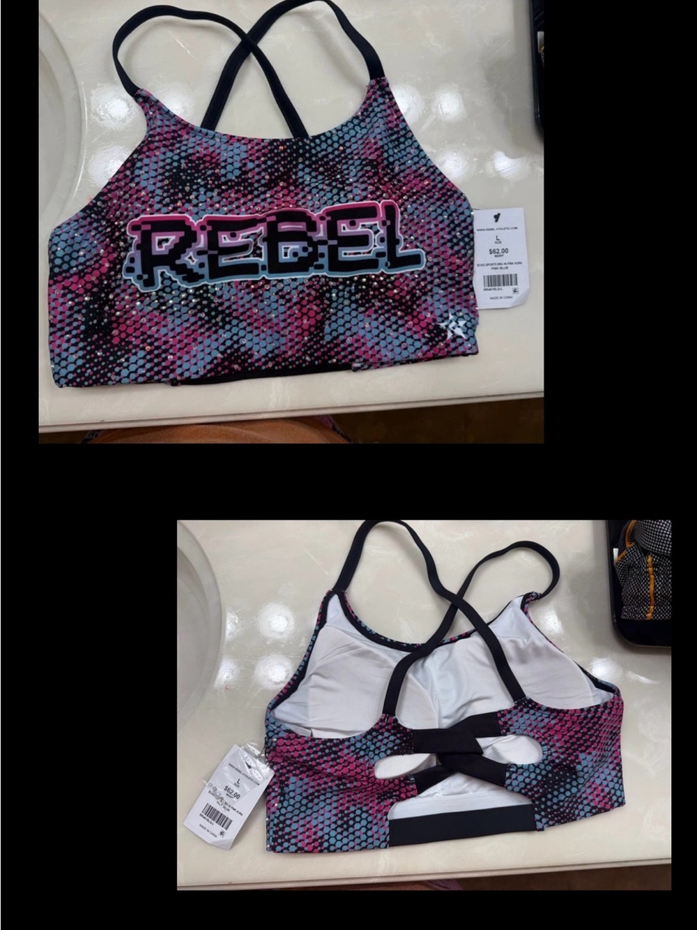 Rebel sports bra